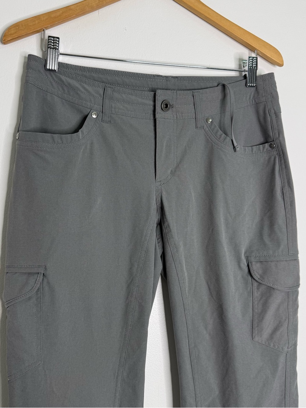 Kuhl Freeflex Roll-Up Pants Women’s 6 Gray Cargo Hiking Travel Pants - Picture 3 of 8